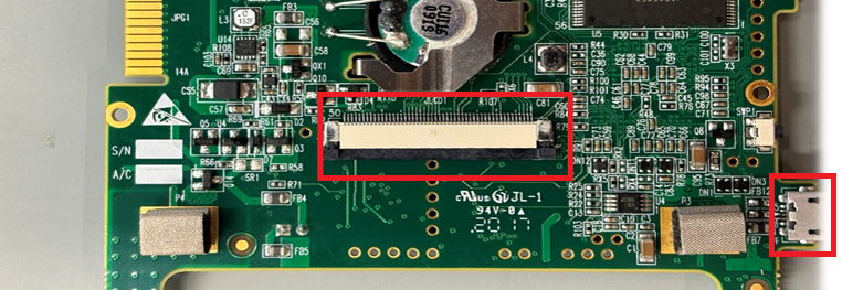 Ремонт изделий на компонентном уровне Замена разъёма идущего на дисплейный модуль и восстановление дорожек USB разъёма стоматологического медицинского оборудования